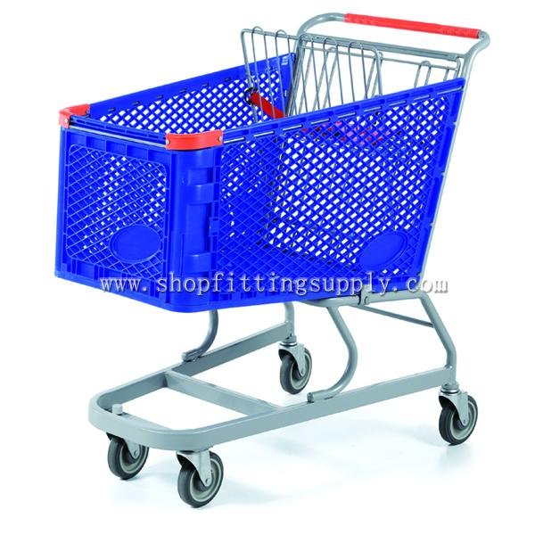 Plastic Shopping Cart GSP-180C