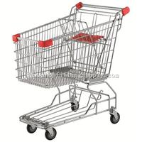 Metal  Chrome Shopping Cart GSW-130