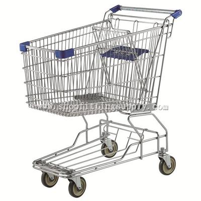 Metal Chrome Shopping Cart GSW-150