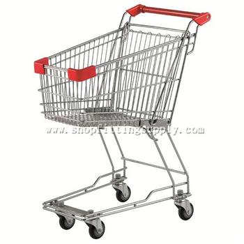 Metal Chrome Shopping Cart GSW-45