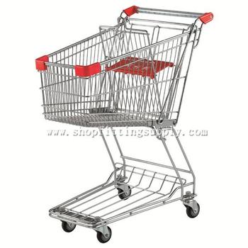 Metal Chrome Shopping Cart</br> GSW-65
