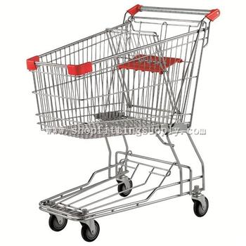 Metal Chrome Shopping Cart GSW-100