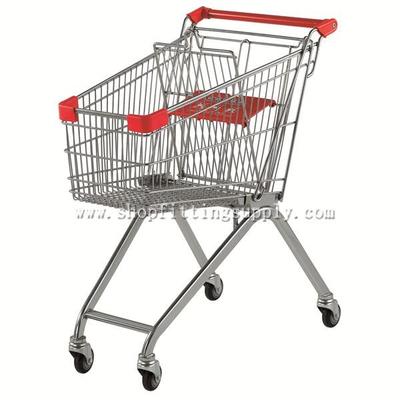 Metal Chrome Shopping Cart GST-65
