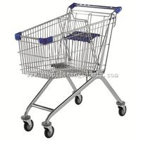 Metal Chrome Shopping Cart GST-100