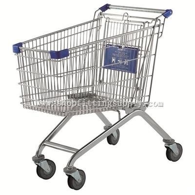 Metal Chrome Shopping Cart GST-145