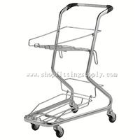 Japanese Style 4 Wheels 3 Baskets Cart GST-020