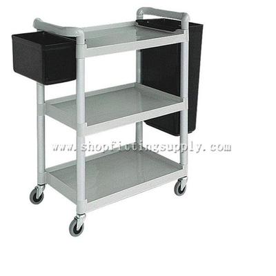 Small cleaning dinner trolley with bucket GSB-D013A