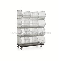 Chrome Stacking Wire Basket GST-186C