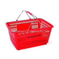 Double Handles Plastic Shopping Basket GSB-604M