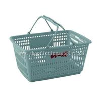 Double Handles Plastic Shopping Basket GSB-604P