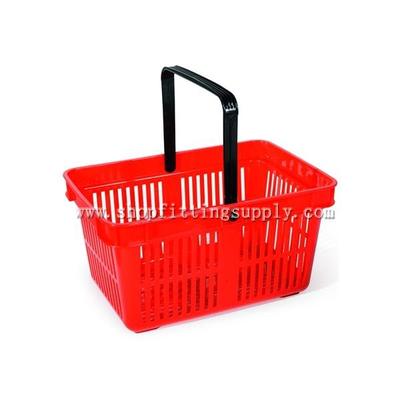 Single Handles  Plastic Shopping Basket GSB-601