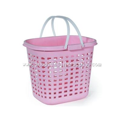 Double Handle Plastic Laundry Basket GSB-606A