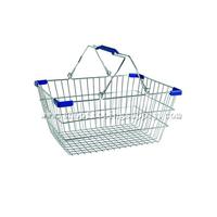 Double Handles Metal Shopping Basket GSB-031S