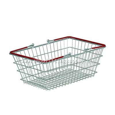 Double Handles Metal Shopping Basket GSB-035S